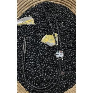 Vintage Sterling Inlaid Zuni Sun Face Turquoise Coral Onyx Mop Bolo Tie Necklace